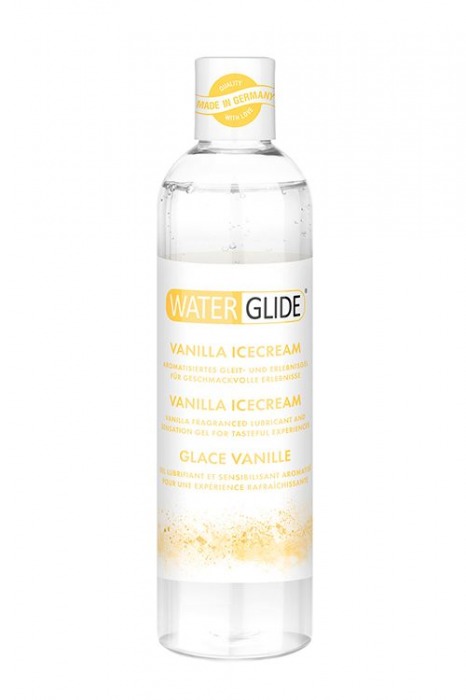 Лубрикант на водной основе с ароматом ванильного мороженого WATERGLIDE VANILLA ICECREAM - 300 мл. - Waterglide - купить с доставкой в Краснодаре