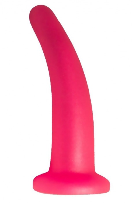 Розовый изогнутый стимулятор простаты из геля - 12,5 см. - LOVETOY (А-Полимер) - в Краснодаре купить с доставкой