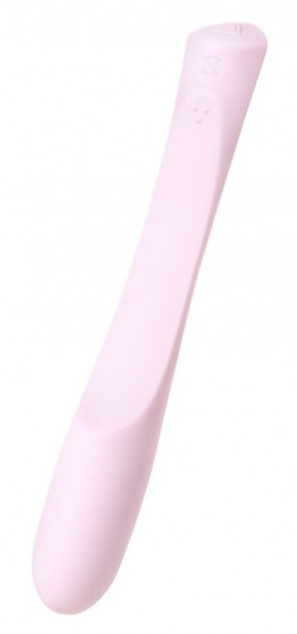 Нежно-розовый гибкий водонепроницаемый вибратор Sirens Venus - 22 см. - Sirens