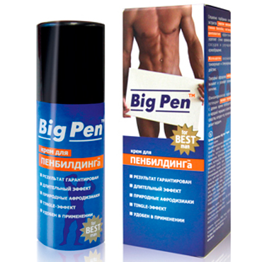 Крем Big Pen для увеличения полового члена - 50 гр. - Биоритм - в Краснодаре купить с доставкой