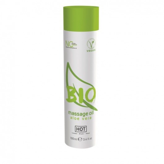 Массажное масло BIO Massage oil aloe vera с ароматом алоэ - 100 мл. - HOT - купить с доставкой в Краснодаре