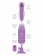Фиолетовый автоматический вибромассажер с функцией поступательных движений Love Thrust-Her - Pipedream - купить с доставкой в Краснодаре