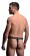 Мужской пояс верности с ремешками Male Chastity Harness - XR Brands - купить с доставкой в Краснодаре