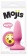 Розовая силиконовая пробка среднего размера Emoji WTF - 10,2 см. - NS Novelties - купить с доставкой в Краснодаре