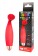 Красный клиторальный стимулятор - 10,5 см. - Bior toys