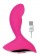 Ярко-розовый изогнутый вибромассажер с 10 режимами вибрации - 9 см. - Bior toys
