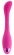 Розовый вибратор INDULGENCE Slender G Vibe - 21 см. - Howells