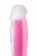 Прозрачно-розовый фаллоимитатор, светящийся в темноте, Tony Glow - 20 см. - ToyFa