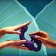 Безремневой фиолетовый страпон Share - Fun Factory - купить с доставкой в Краснодаре
