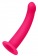 Розовый анальный фаллоимитатор с изгибом - 14 см. - POPO Pleasure