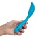 Голубой гнущийся вибратор Palm Springs Pleaser с функцией Power Boost - 15,25 см. - California Exotic Novelties
