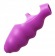 Фиолетовая насадка на палец Finger Bang-her Vibe с вибрацией - XR Brands