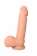 Перезаряжаемый вибратор-реалистик с пультом ДУ - 17 см. - ToyFa купить в Краснодаре с доставкой в Orgasmix.ru Перезаряжаемый вибратор-реалистик с пультом ДУ - 17 см. - ToyFa