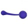 Фиолетовый шарик с электростимуляцией и вибрацией Intimate E-Stimulator Remote Kegel Exerciser - California Exotic Novelties - купить с доставкой в Краснодаре