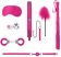 Розовый игровой набор Introductory Bondage Kit №6 - Shots Media BV - купить с доставкой в Краснодаре