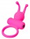 Розовое эрекционное виброкольцо с рожками - Штучки-дрючки - в Краснодаре купить с доставкой
