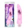 Розовый вибратор Glitters Dual Teaser - 23 см. - Chisa