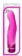 Ярко-розовый вибромассажер Gio - 20,3 см. - Blush Novelties
