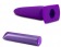 Фиолетовый анальный вибромассажер B5 - 13,97 см. - Blush Novelties