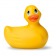 Желтый вибратор-уточка I Rub My Duckie 2.0 - Big Teaze Toys - купить с доставкой в Краснодаре