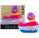 Вибратор-уточка I Rub My Duckie 2.0 Colors с разноцветными полосками - Big Teaze Toys - купить с доставкой в Краснодаре