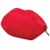 Красная микрофибровая подушка для любви Kiss Wedge - Liberator - купить с доставкой в Краснодаре