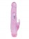 Розовый вибратор Crystal Dildo Climbing Rabbit Vibe - 22 см. - Howells