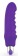 Фиолетовый вибратор Rechargeable IJOY Silicone Waver - 16,5 см. - Lovetoy