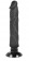Черный вибратор на присоске Basecock Realistic Vibrator 2in1 - 20 см. - DreamLove