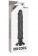 Черный вибратор на присоске Basecock Realistic Vibrator 2in1 - 20 см. - DreamLove