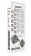 Черный вибратор на присоске Basecock Realistic Vibrator 2in1 - 20 см. - DreamLove