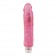 Реалистичный розовый вибратор Glitter Gels Vibrating Dong - 18 см. - California Exotic Novelties