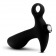 Черный анальный вибратор Silicone Vibrating Prostate Massager 01 - 10,8 см. - Blush Novelties - в Краснодаре купить с доставкой