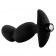 Черный анальный вибратор Silicone Vibrating Prostate Massager 04 - 16,5 см. - Blush Novelties - в Краснодаре купить с доставкой
