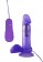Фиолетовый вибратор на присоске LOVERBOY LOUIS - 16,5 см. - Toy Joy