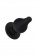 Черная анальная втулка Spade XS - 6,5 см. - Erotist Adult Toys