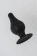 Черная анальная втулка Spade XS - 6,5 см. - Erotist Adult Toys