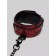 Красно-черные оковы Reversible Faux Leather Ankle Cuffs - Fifty Shades of Grey - купить с доставкой в Краснодаре