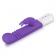 Фиолетовый массажер для G-точки Slim Shaft thrusting G-spot Rabbit - 23 см. - Rabbit Essentials