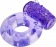 Фиолетовое эрекционное кольцо с вибрацией Ring Elastic Heart - Bradex - в Краснодаре купить с доставкой