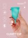 Бирюзовая менструальная чаша Clarity Cup S - Bradex - купить с доставкой в Краснодаре
