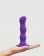 Фиолетовая насадка Strap-On-Me Dildo Geisha Balls size M - Strap-on-me - купить с доставкой в Краснодаре