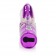 Перезаряжаемый фиолетовый вибромассажер PRINCESS JEWELS - 13,5 см. - California Exotic Novelties