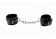 Черные кожаные наручники с заклепками - Shots Media BV - купить с доставкой в Краснодаре