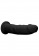 Черный фаллоимитатор Silicone Dildo Without Balls - 22,8 см. - Shots Media BV