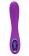Фиолетовый перезаряжаемый вибромассажер Tundra Rose 6x - 17,8 см. - Topco Sales