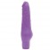 Фиолетовый вибратор-реалистик GLANSEE REAL VIBE SILICONE - 19,5 см. - Toyz4lovers