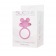 Розовое эрекционное виброкольцо TEDDY COCKRING SILICONE - Toyz4lovers - в Краснодаре купить с доставкой
