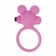 Розовое эрекционное виброкольцо TEDDY COCKRING SILICONE - Toyz4lovers - в Краснодаре купить с доставкой