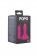 Розовая вибровтулка с выносным пультом управления вибрацией 	POPO Pleasure - 11,9 см. - POPO Pleasure